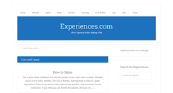 Desktop Screenshot of experiences.com